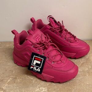 Fila Vibrant Pink Athletic Shoes